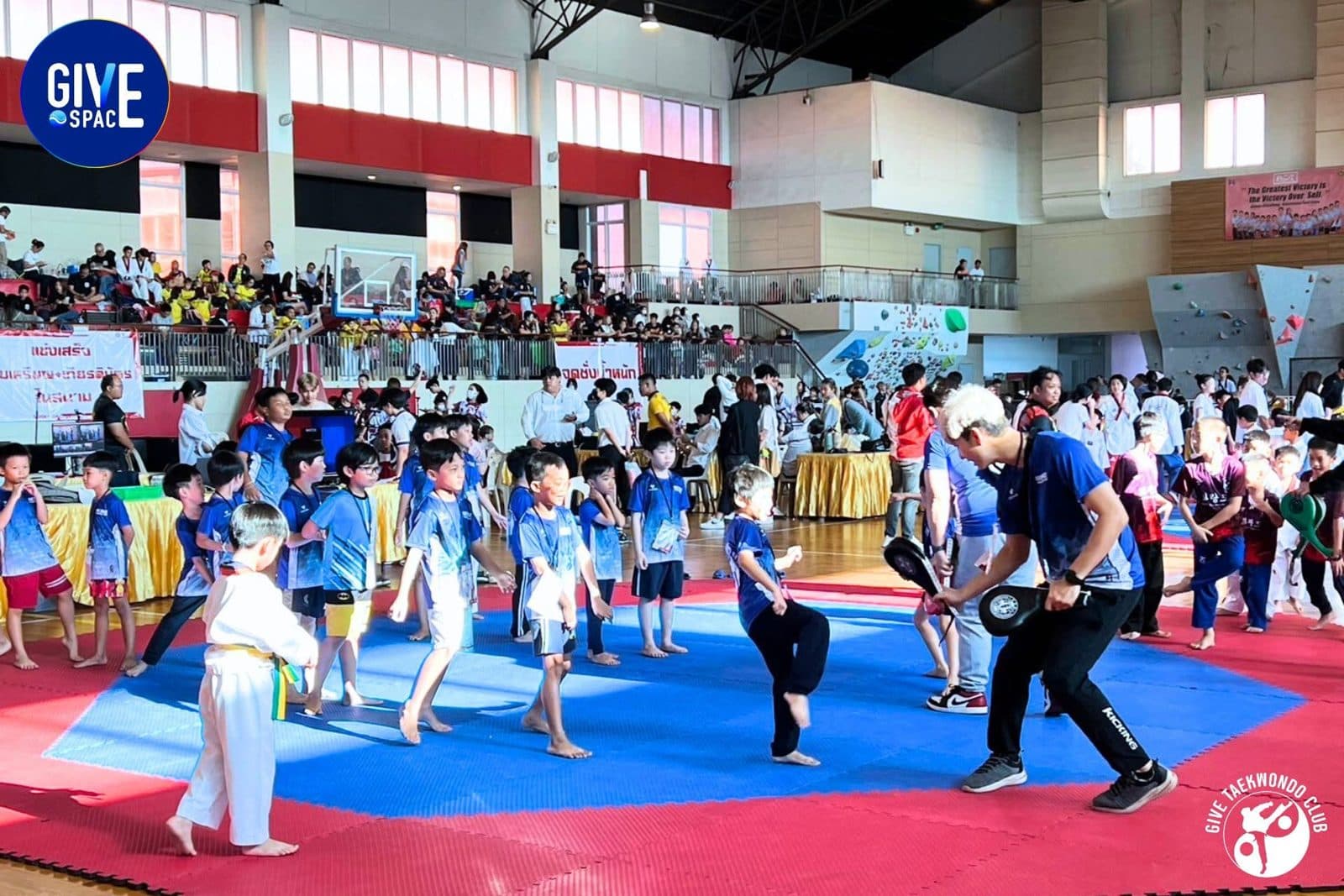 ACT Taekwondo Championship 2024 อีกหนึ่งสนามที่เด็ก ๆ GIVE SPACE ได้เรียนรู้จากประสบการณ์จริง