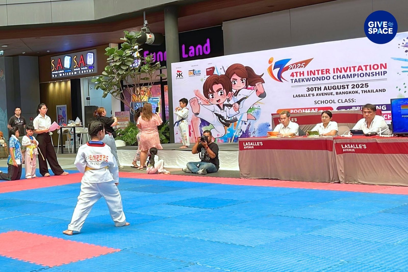 สนามแข่งขัน 4TH Inter Invitation Taekwondo Championship 2025